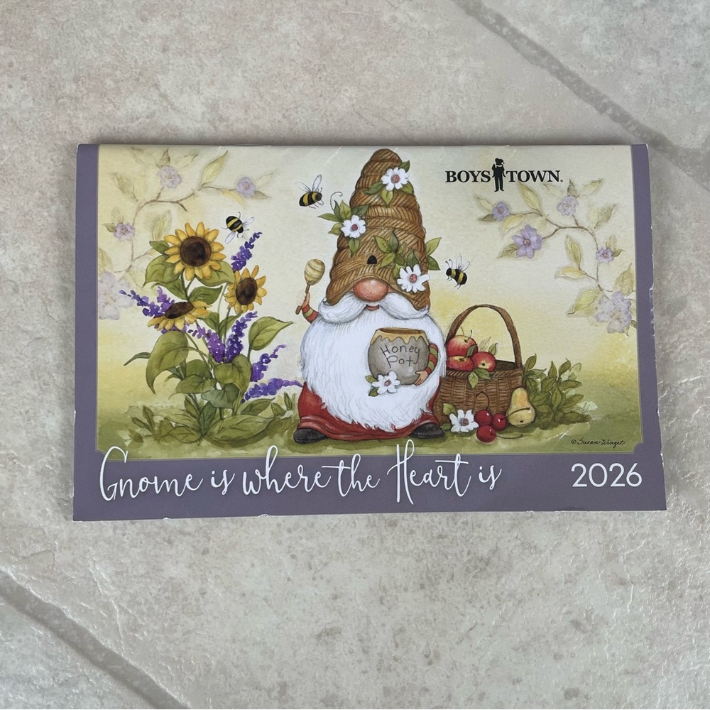 Mini Pocketbook 2026 Gnome Calendar